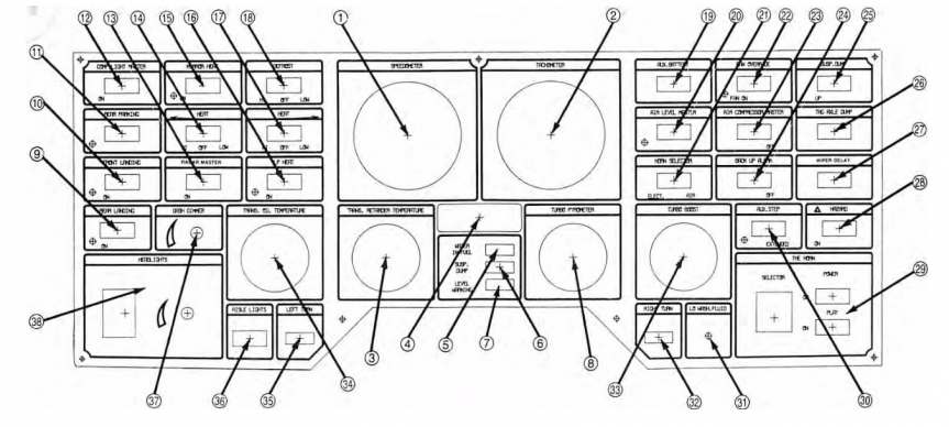 1988 WB Lower Dash Panel Diagram.png
